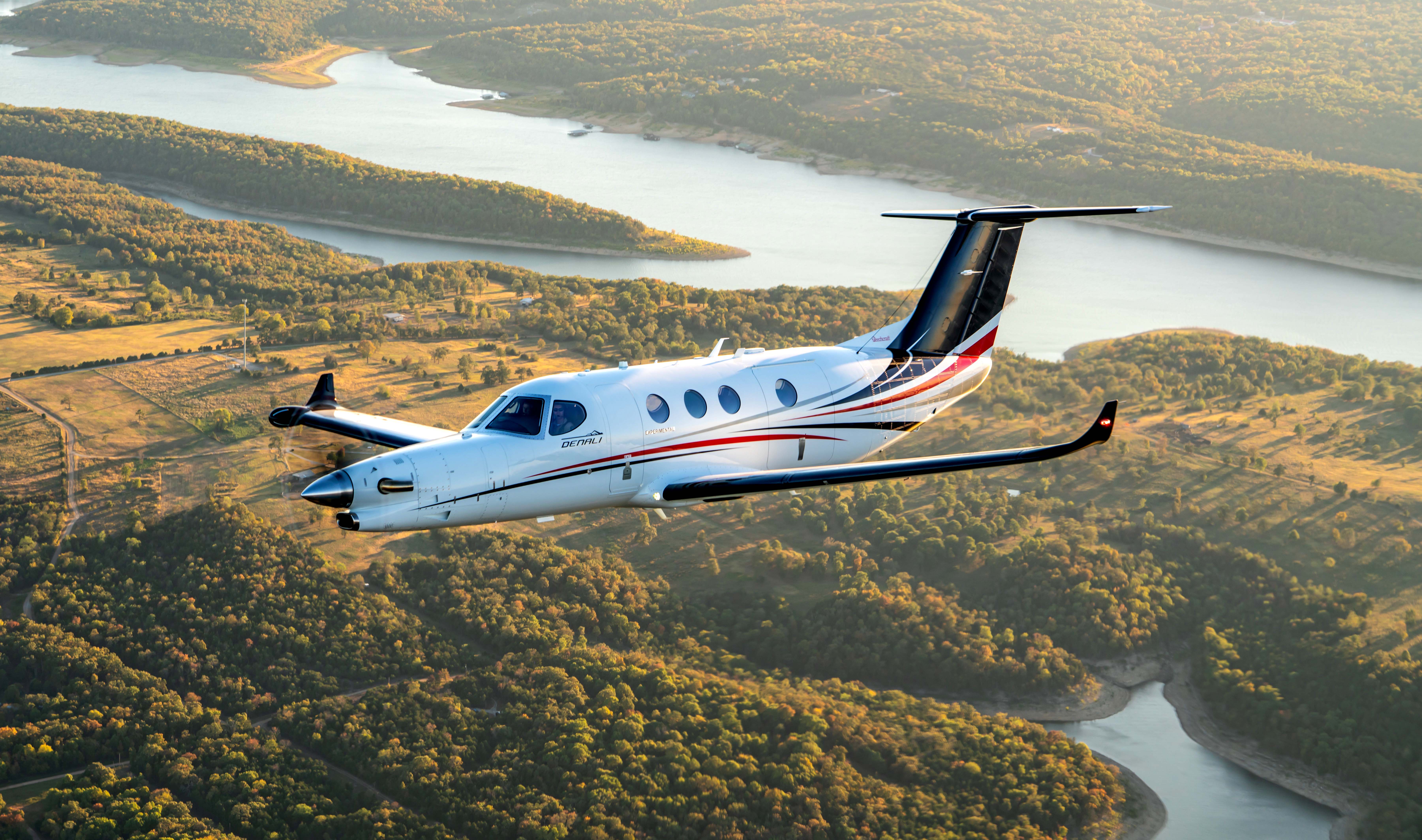 Expected to be certified By 2025 , Beechcraft Denali single-engine turboprop aircraft will include Garmin Emergency Autoland.
